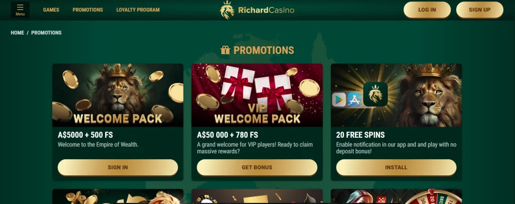 richard casino Gameplay